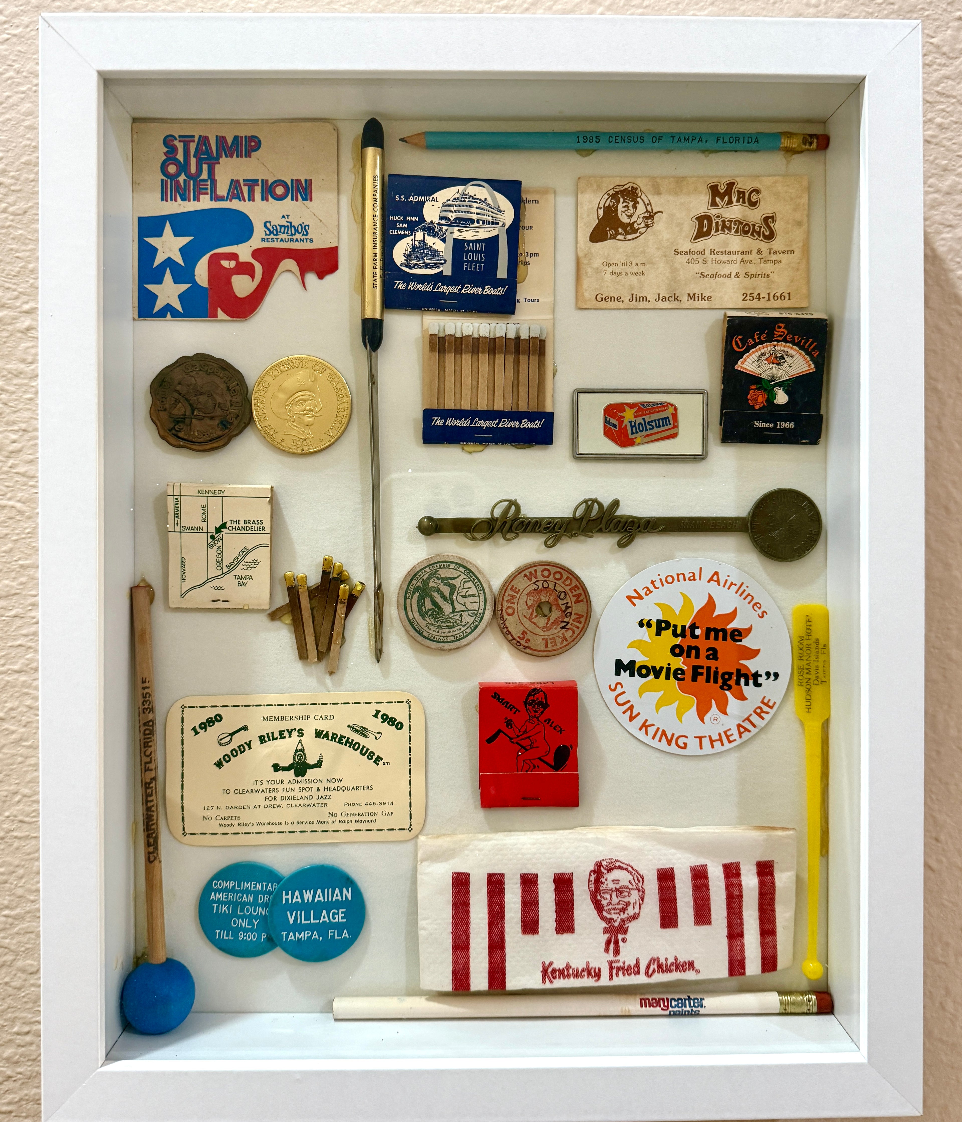 Personalized Matchbooks and Keepsake Shadow-Box Art Collage